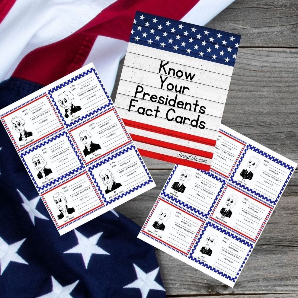 Presidents Fact Worksheet Free Printable
