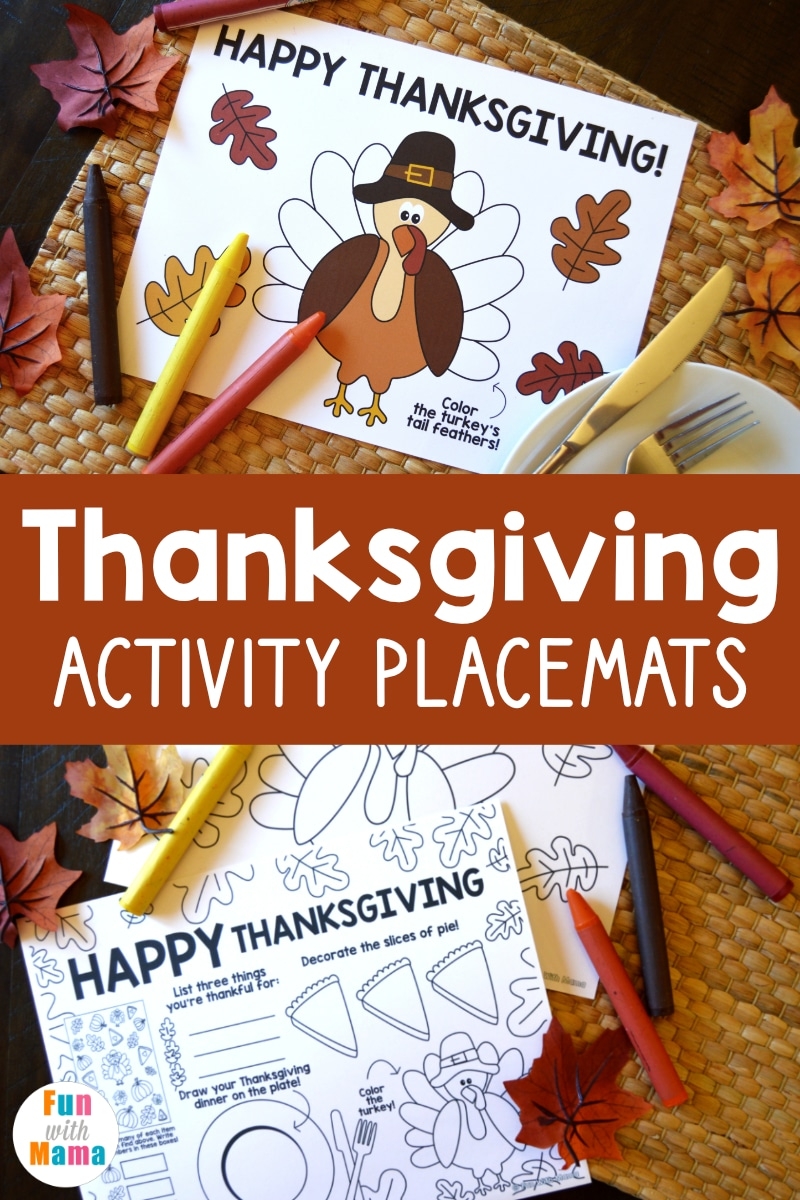 Preschool Placemats With Names Printable Free