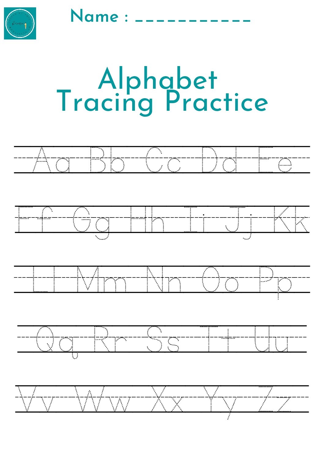 Free Printable Trace The Alphabet Letters Worksheet Teacha Worksheets Library Free Printable Trace The Alphabet Letters Worksheet Teacha Worksheets Library