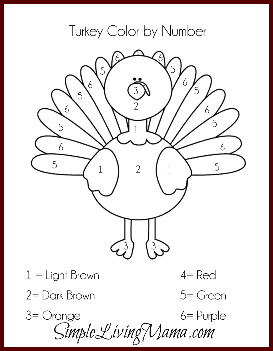 Preschool Thanksgiving Craft Printable