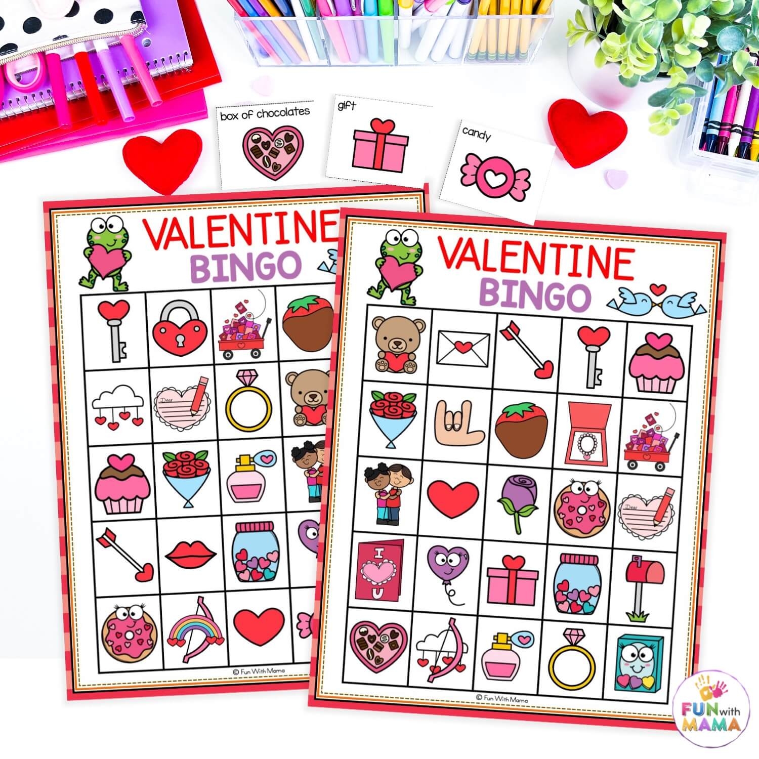 Free Valentine s Bingo Game Fun With Mama Free Valentine s Bingo Game Fun With Mama