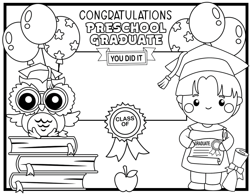 From Cap And Gown To Crayons Graduation Coloring Placemats For 