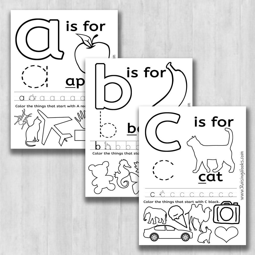 Preschool Alphabet Writing Worksheets