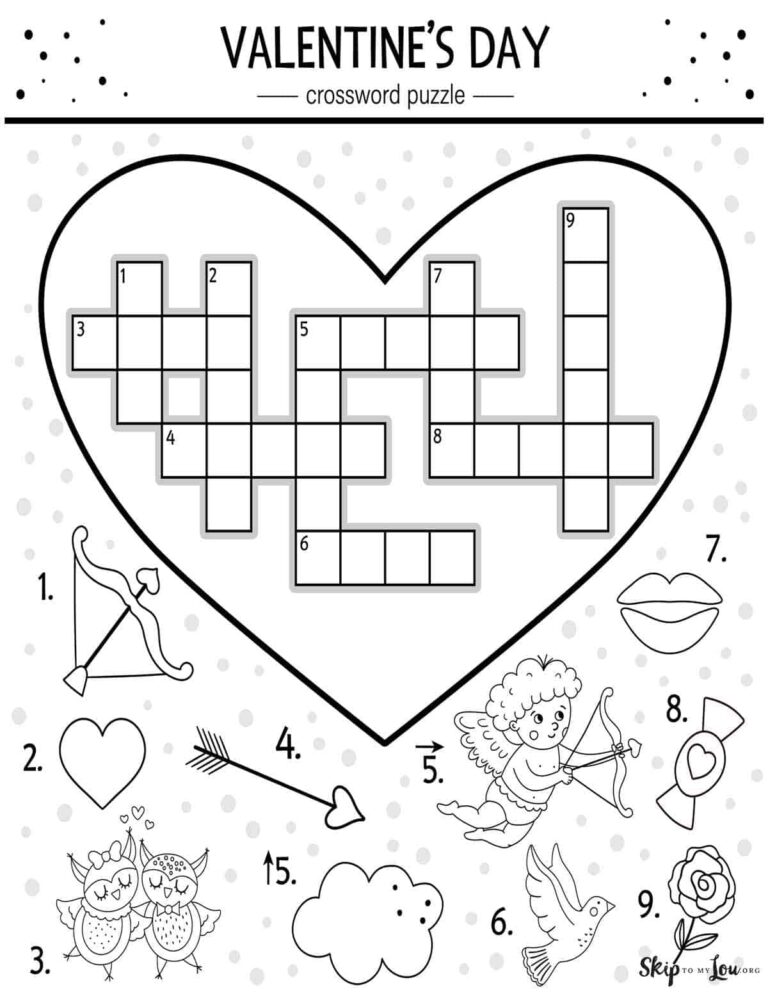 Fun And Engaging Valentine s Worksheets For Kids Printable
