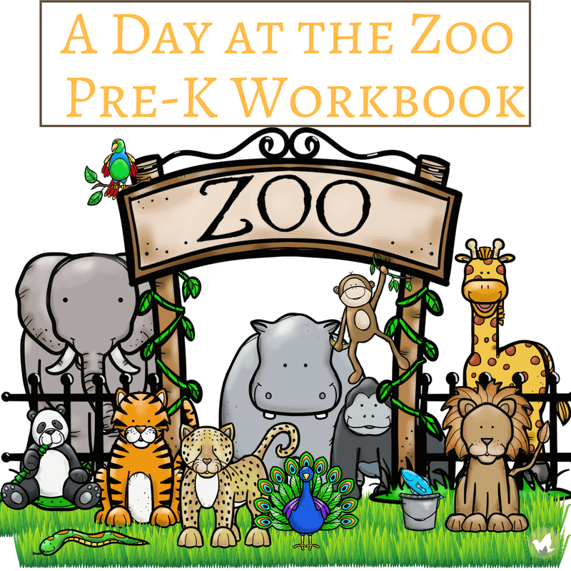 Fun Preschool Zoo Animal Printables A Day At The Zoo Workbook 