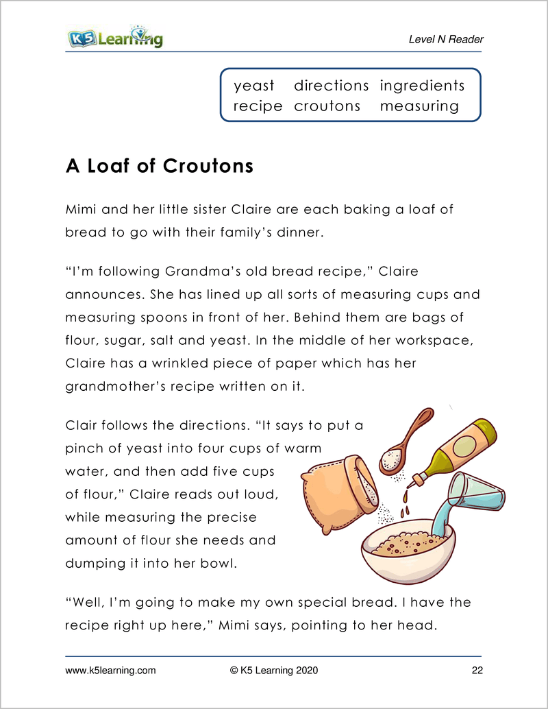 Grade 3 Reading Workbook Level N2 K5 Bookstore
