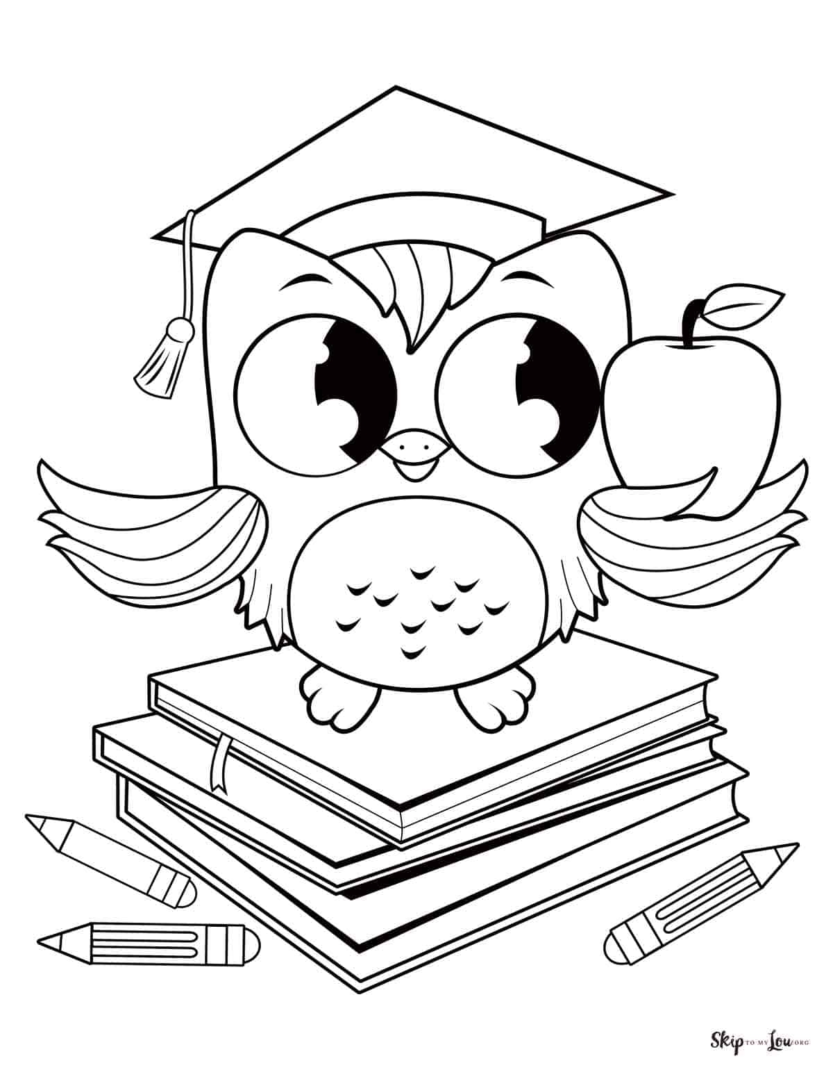 Free Printable Preschool Graduation Coloring Pages
