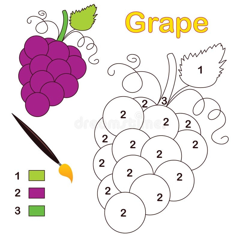 Grape Coloring Kids Stock Illustrations 369 Grape Coloring Kids Stock Illustrations Vectors U0026 Clipart Dreamstime