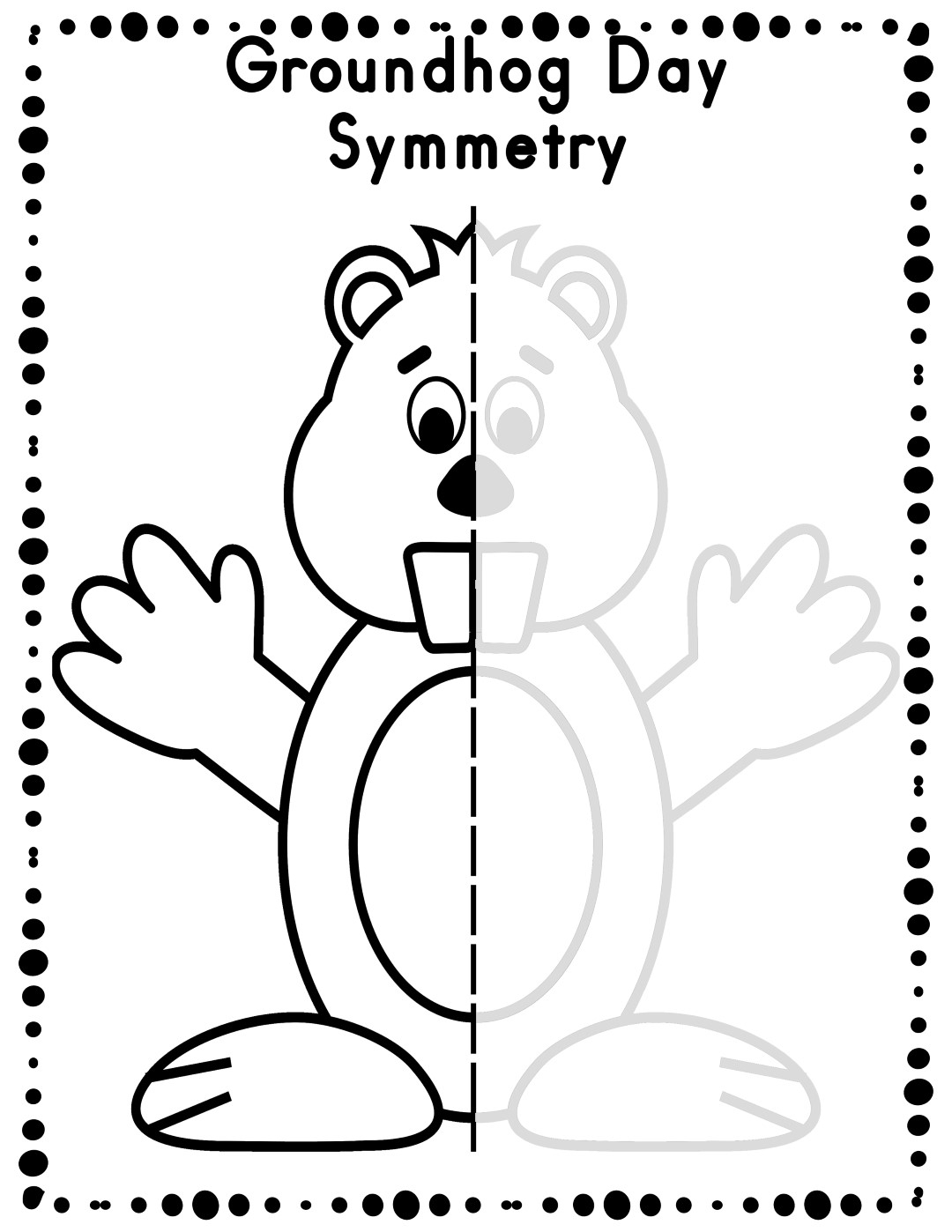Groundhog Day Worksheets Best Coloring Pages For Kids 