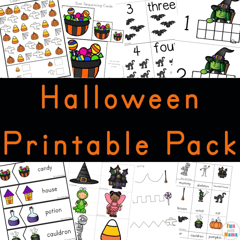 Preschool Halloween Printables
