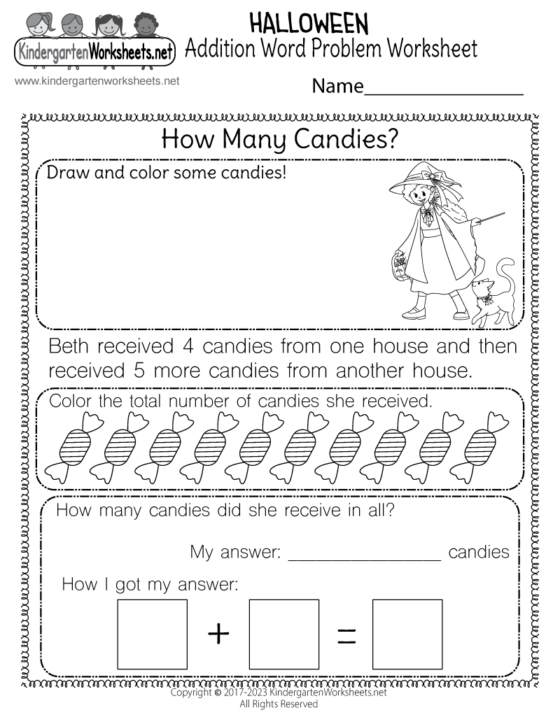 Math Addition Problems Worksheets For Kindergarten Math Addition Problems Worksheets For Kindergarten