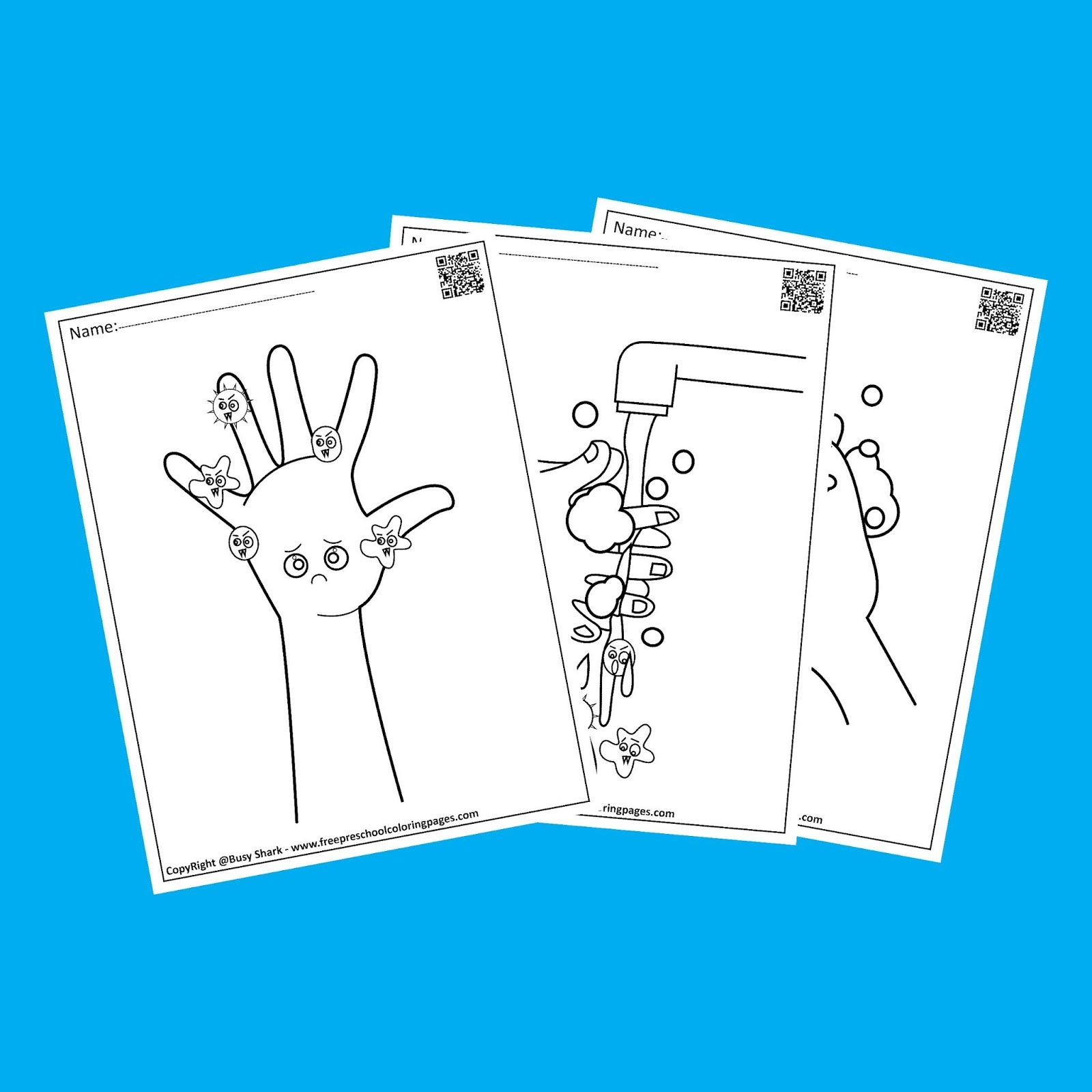 Germs Preschool Printable Activities