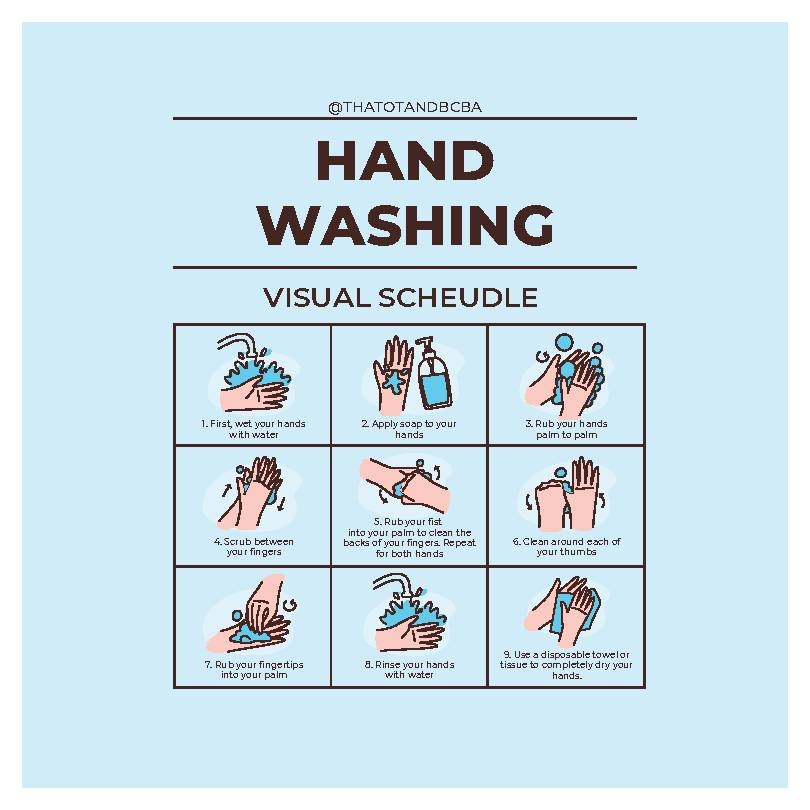 Hand Washing Visual Schedules Posters Songs And More Classful