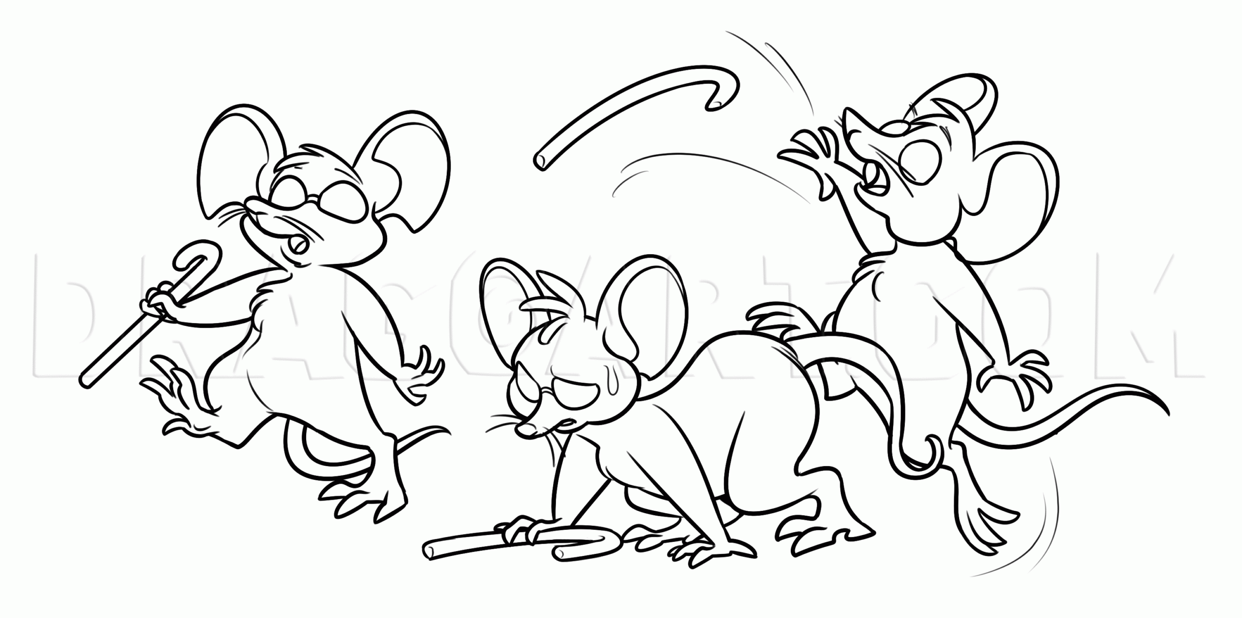 Three Blind Mice Preschool Printable