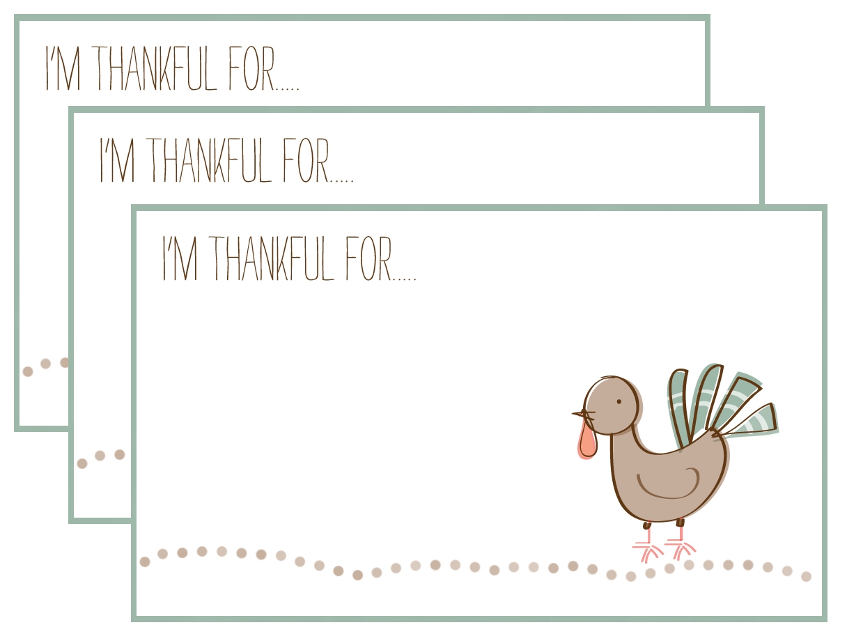 I Am Thankful For Preschool Printables