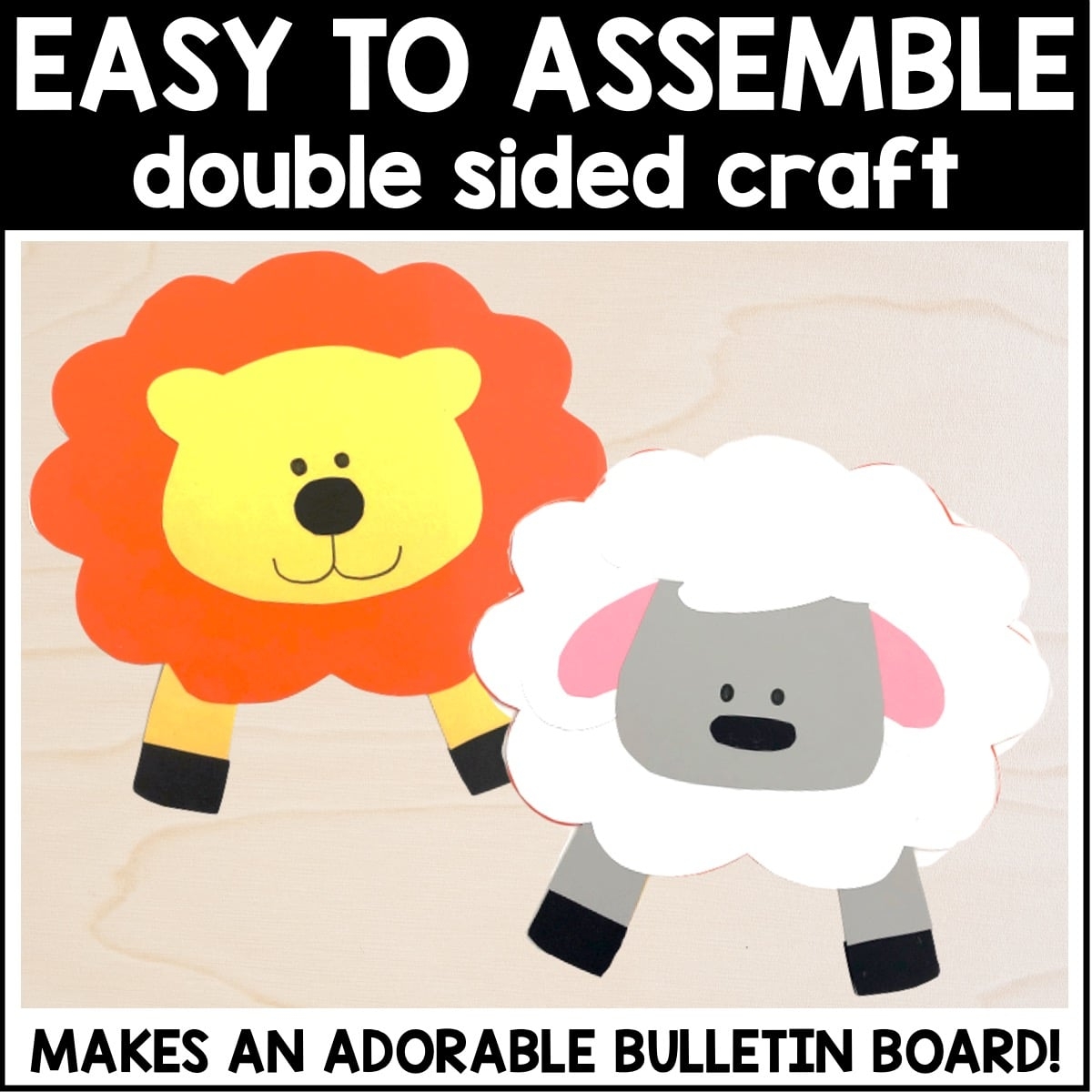 In Like A Lion Out Like A Lamb Lion And Lamb Craft Miss Kindergarten
