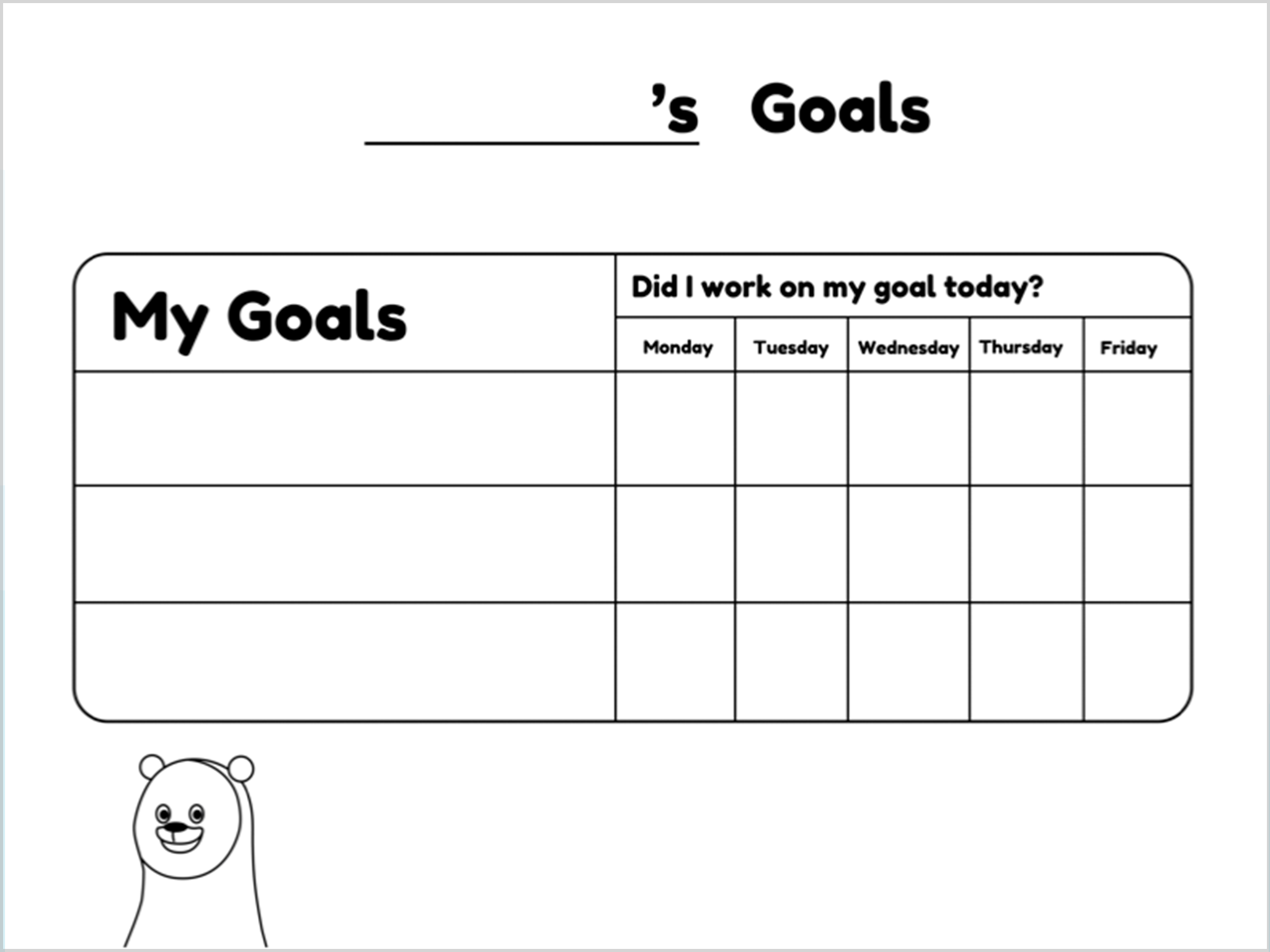 Kid friendly Goal Setting With Khan Academy Kids Khan Academy