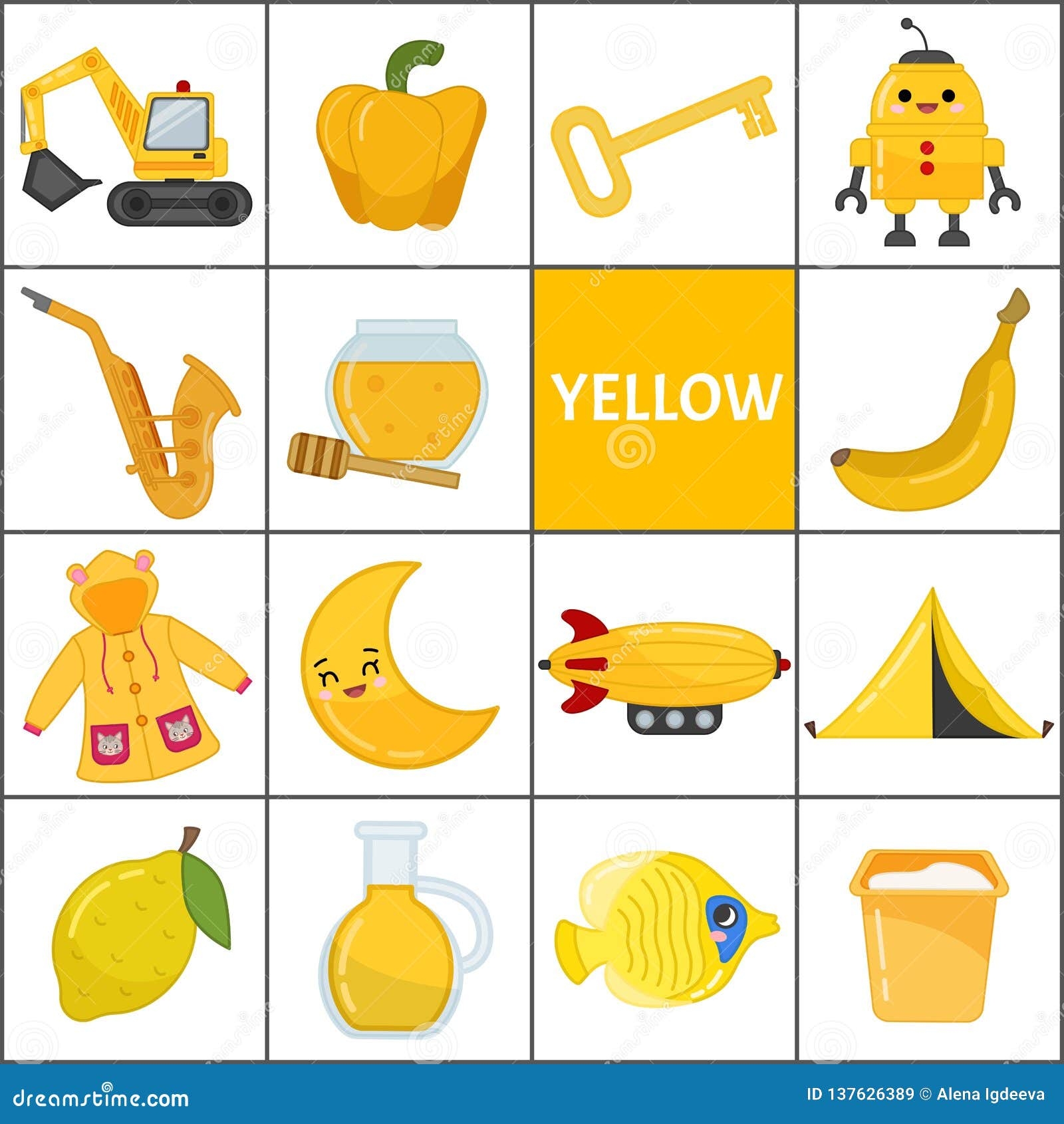 Kids Learning Material Stock Vector Illustration Of Icon 137626389