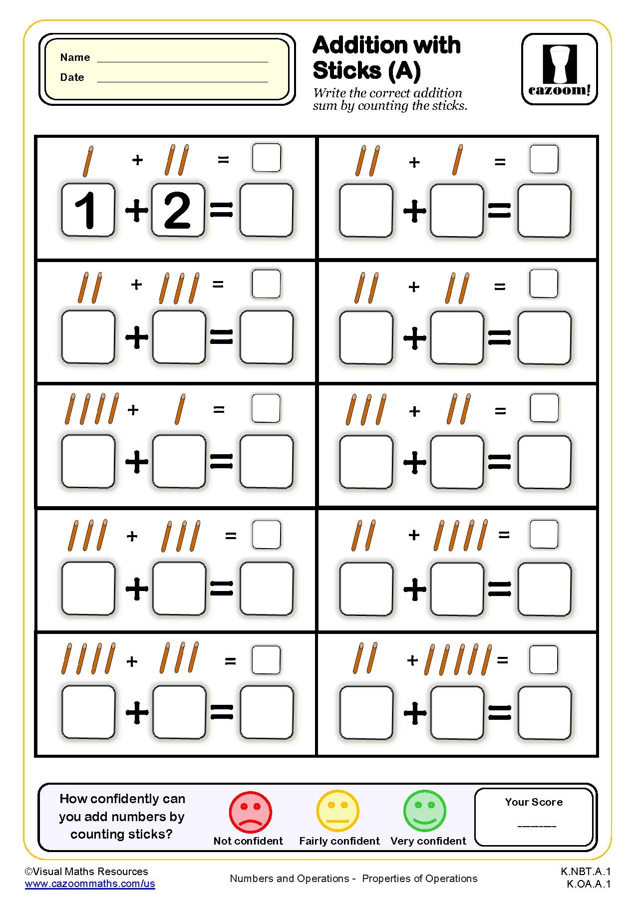 Math Kindergarten Worksheets Free