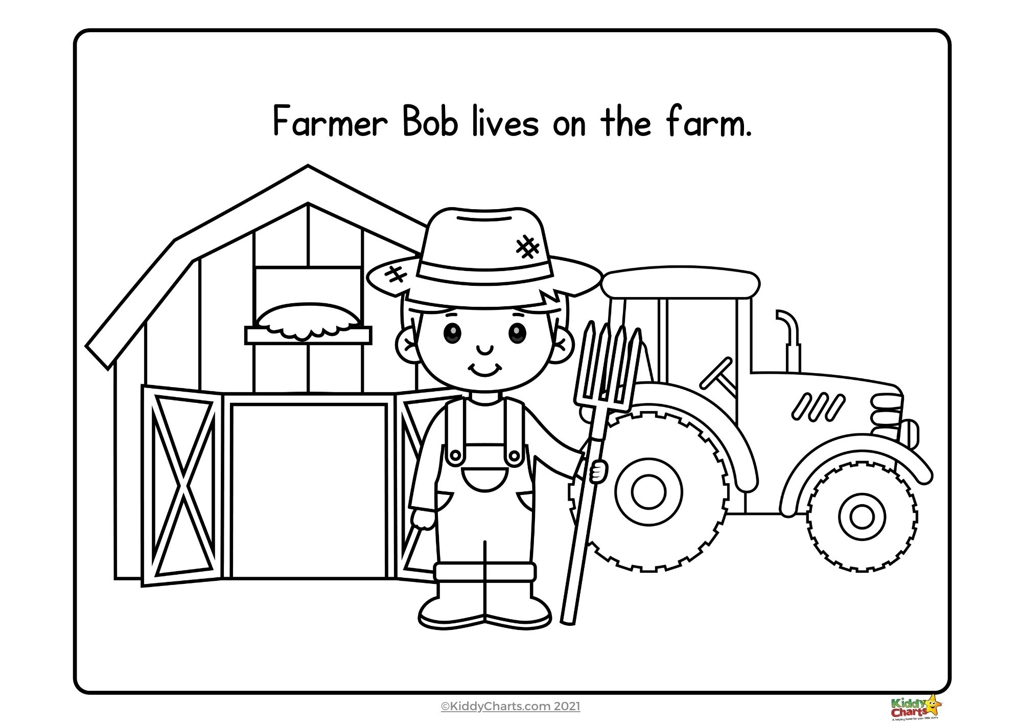 Kindergarten Worksheets On The Farm KiddyCharts Shop Worksheets Library