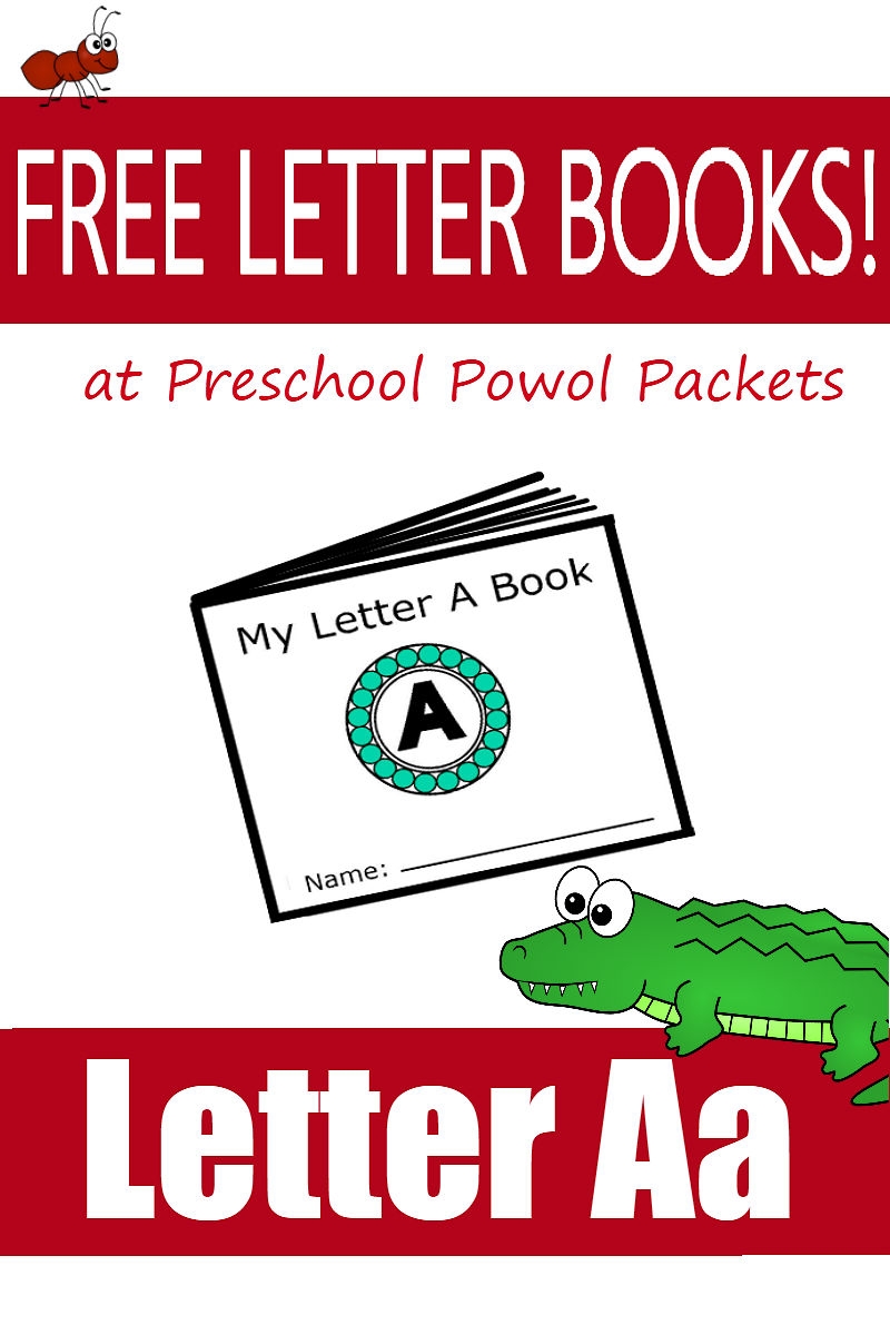 Letter A Free Printable Minibook Alphabet Series