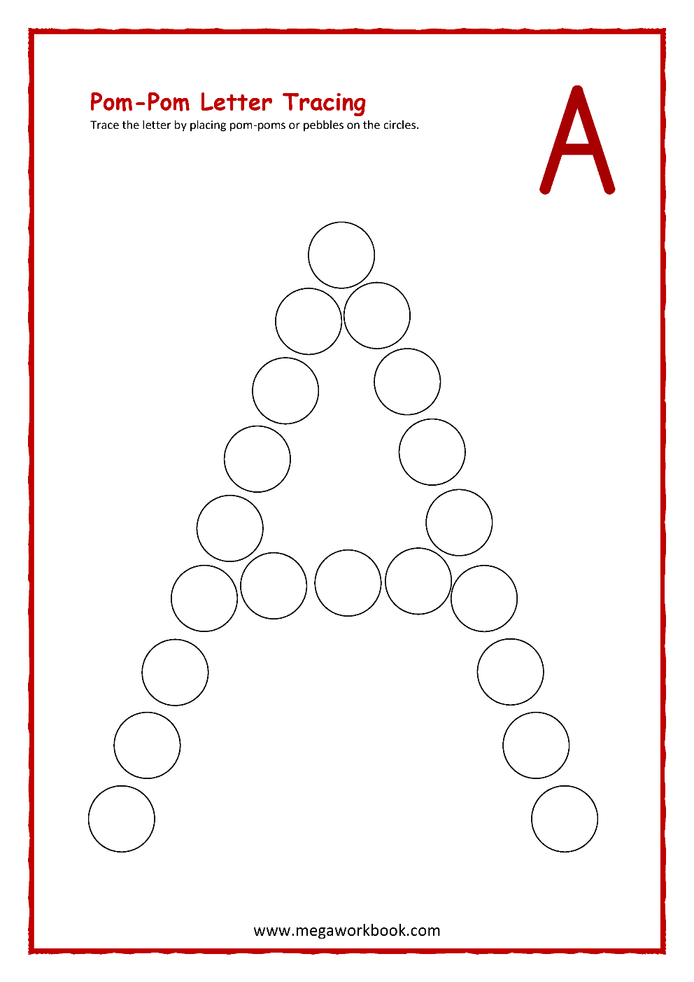 Preschool Printable Letter A