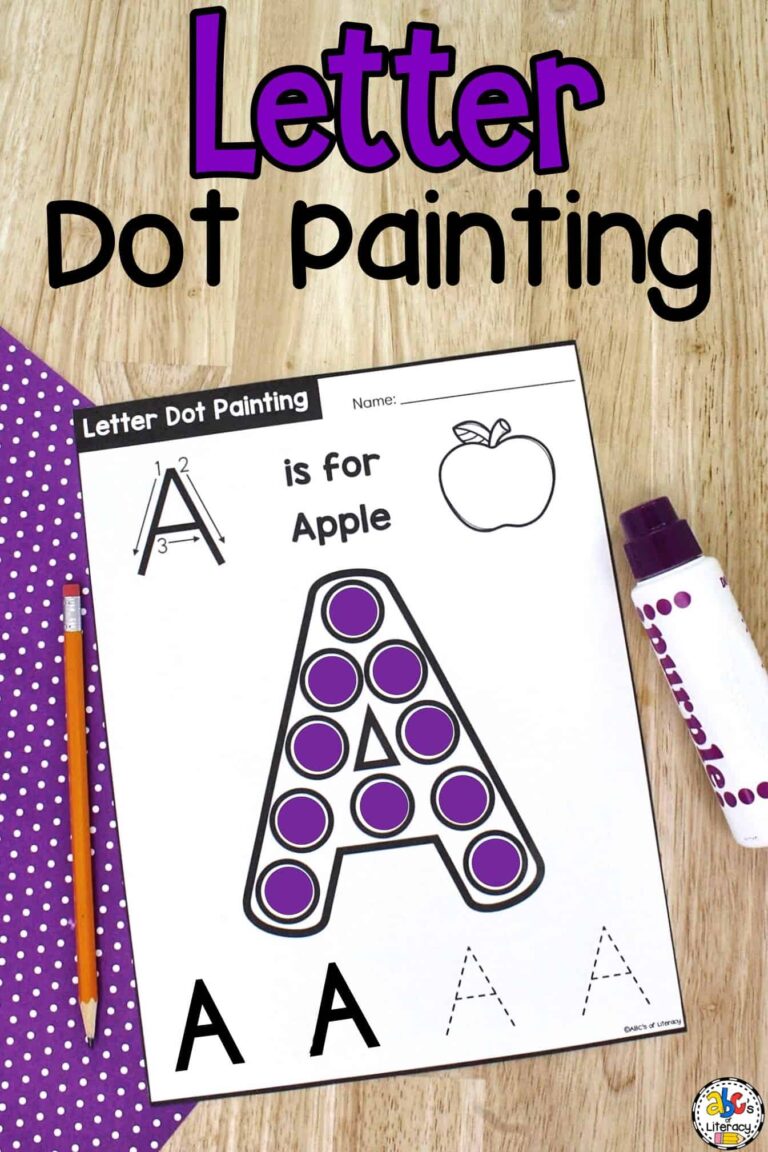 Letter Dot Painting Worksheets
