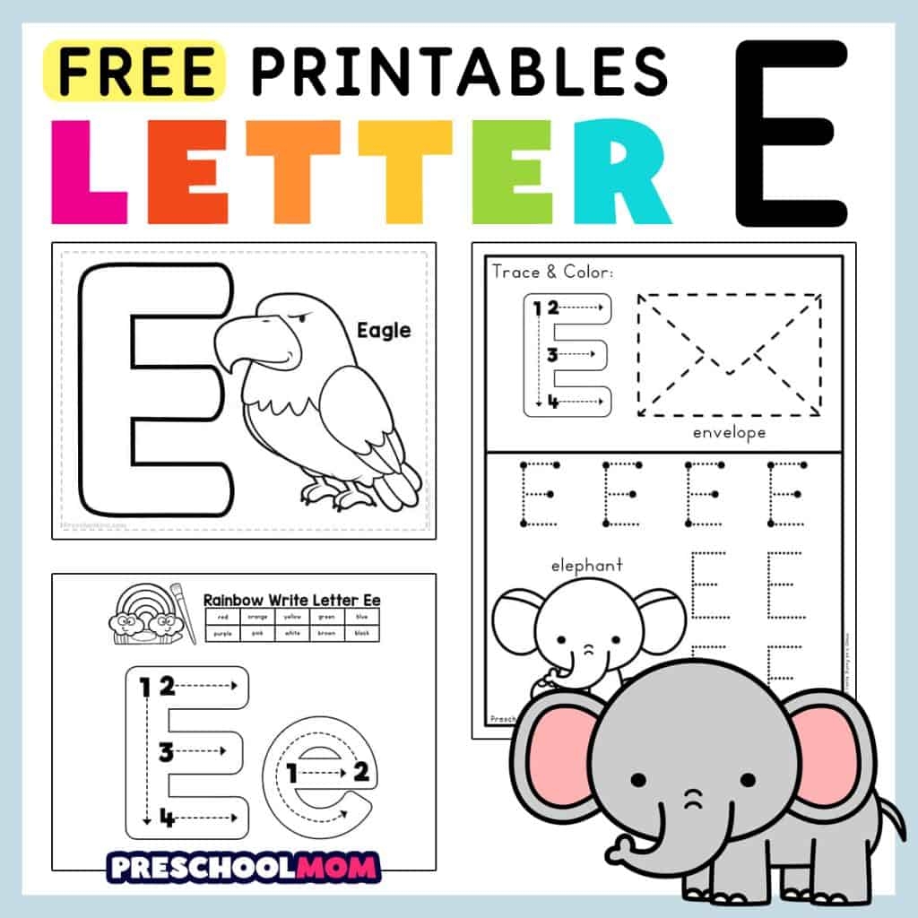 Free Printable Pre-K 3 Worksheets