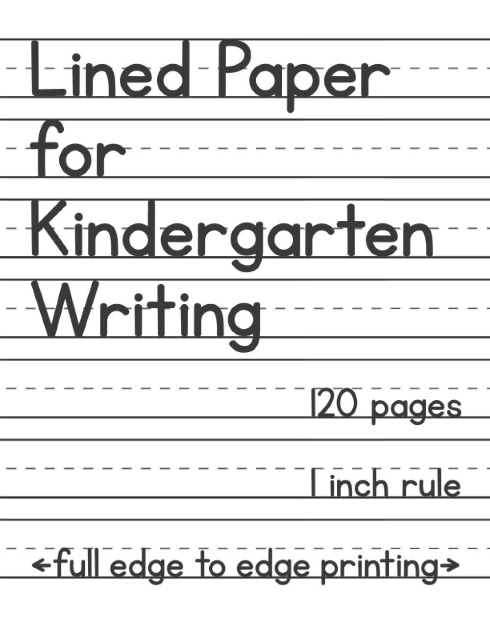 Lined Paper For Kindergarten Writing 120 Blank Handwriting Practice Pages Mason Drake 9781736088227 Amazon Books