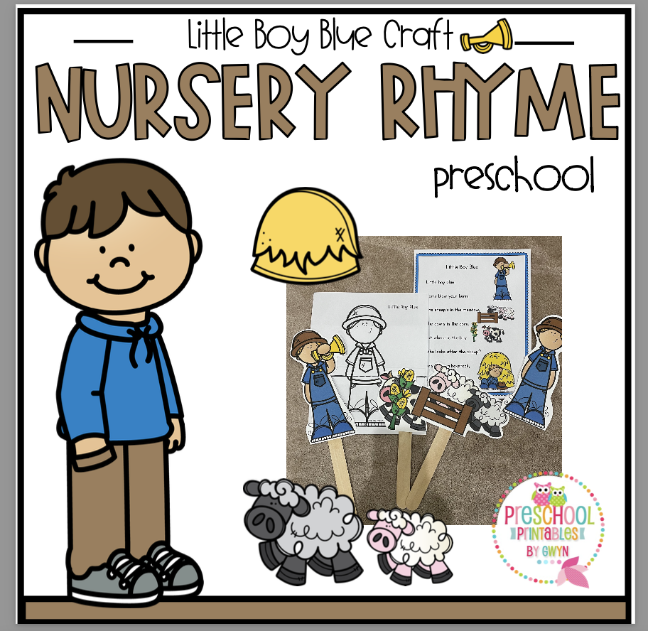 Little Boy Blue Craft Preschool Printables