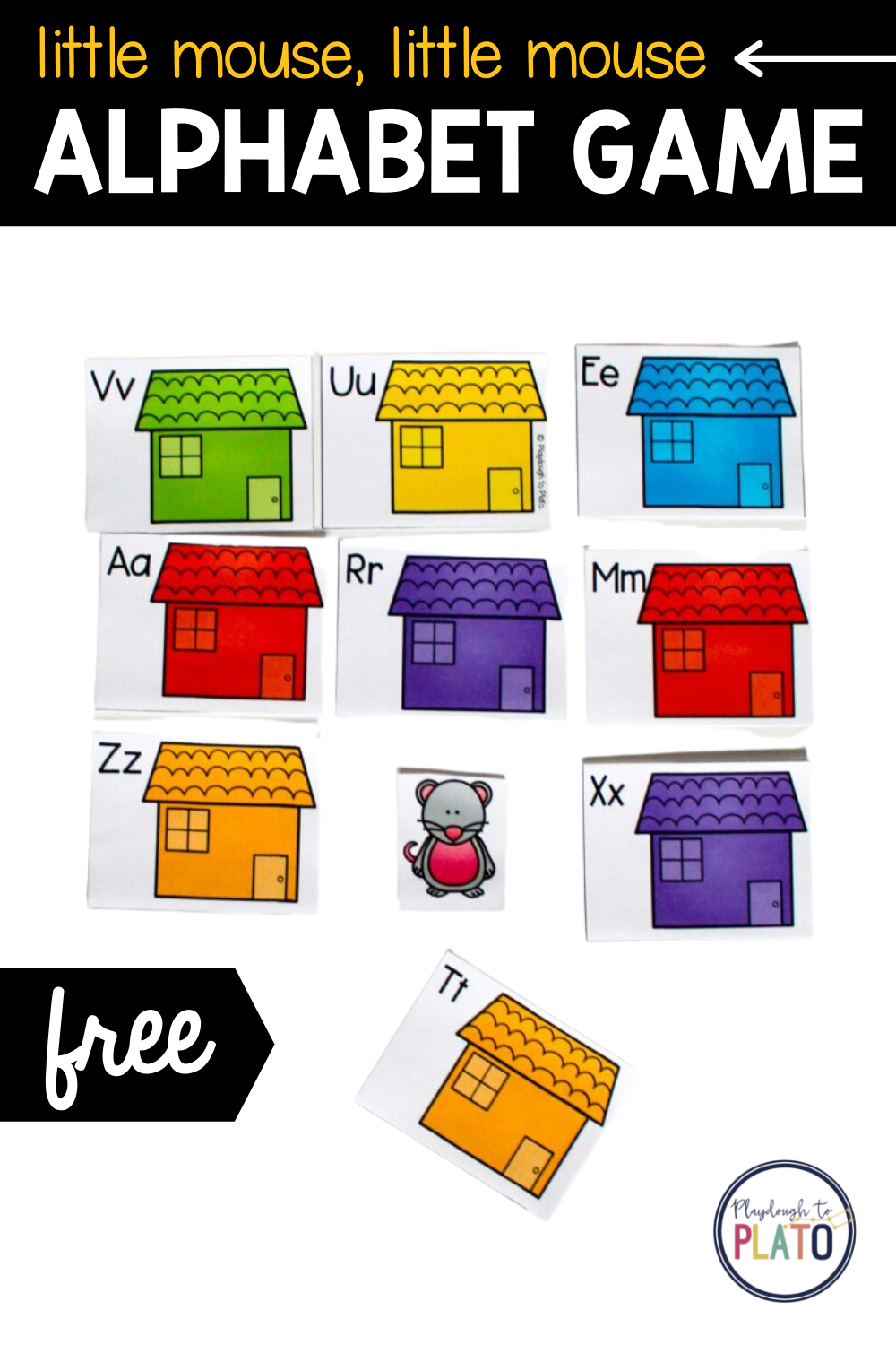 Little Mouse Little Mouse Alphabet Game Playdough To Plato