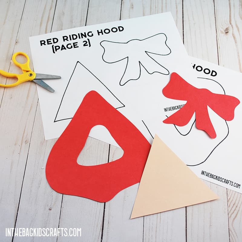 Little Red Riding Hood Crafts In The Bag Kids Crafts