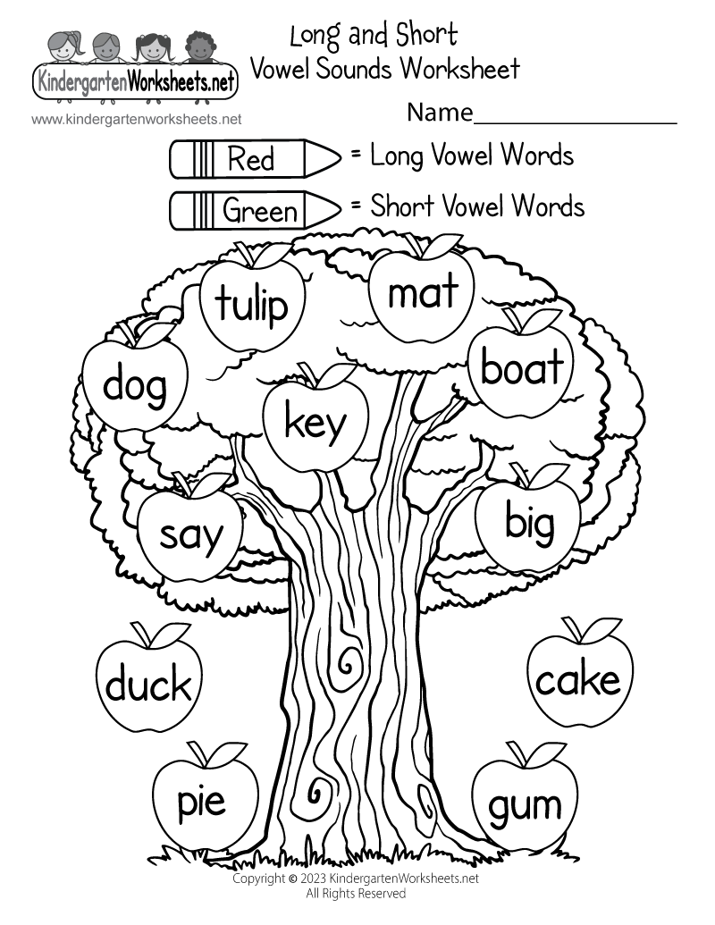 Free Printable Short Vowel Worksheets Pdf