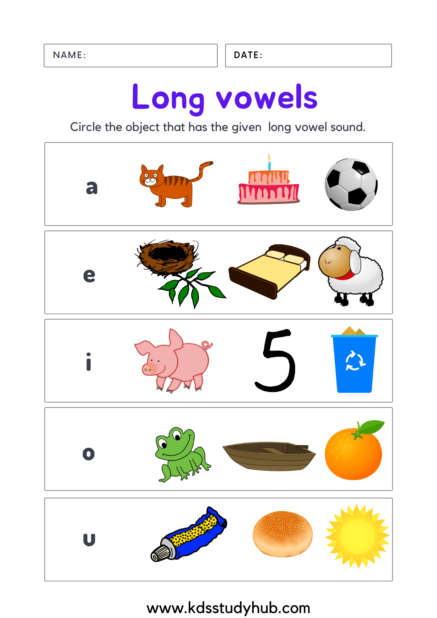 Long Vowel A Worksheet Free Printable For Kids Worksheets Library Long Vowel A Worksheet Free Printable For Kids Worksheets Library
