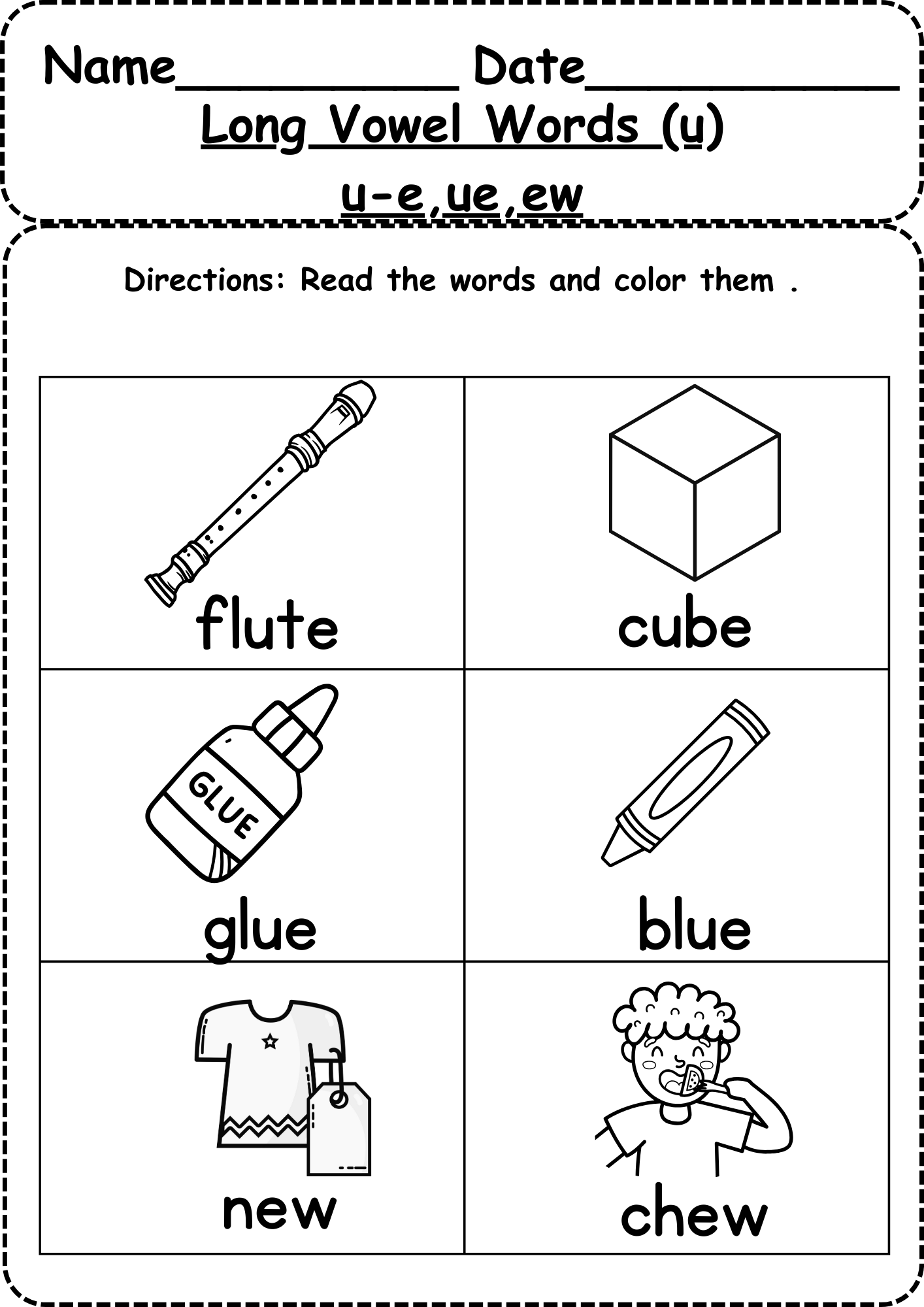 Long Vowels Worksheets Free Coloring Pages 5 Printables Long Vowels Worksheets Free Coloring Pages 5 Printables