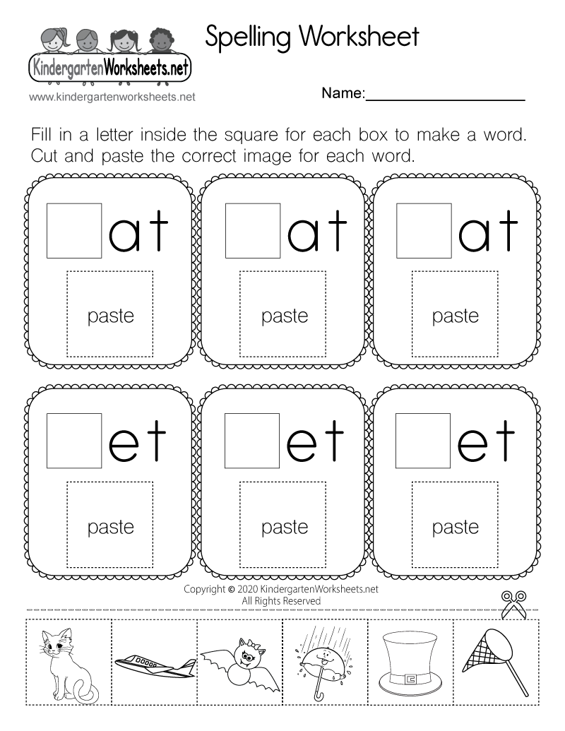 Making Words Printables Kindergarten Mom Worksheets Library