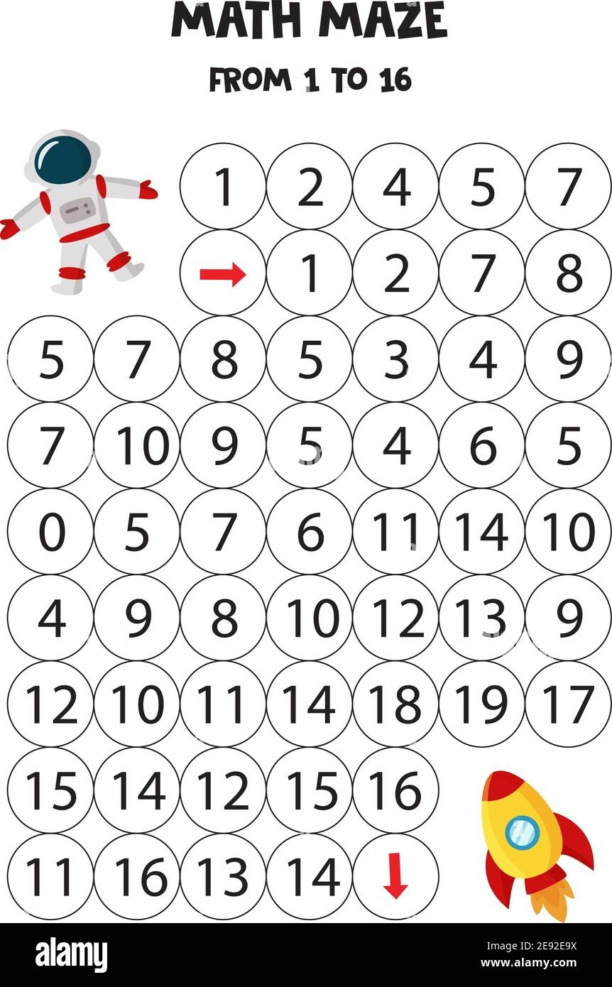 Math Maze And Puzzles Worksheets Math Maze And Puzzles Worksheets