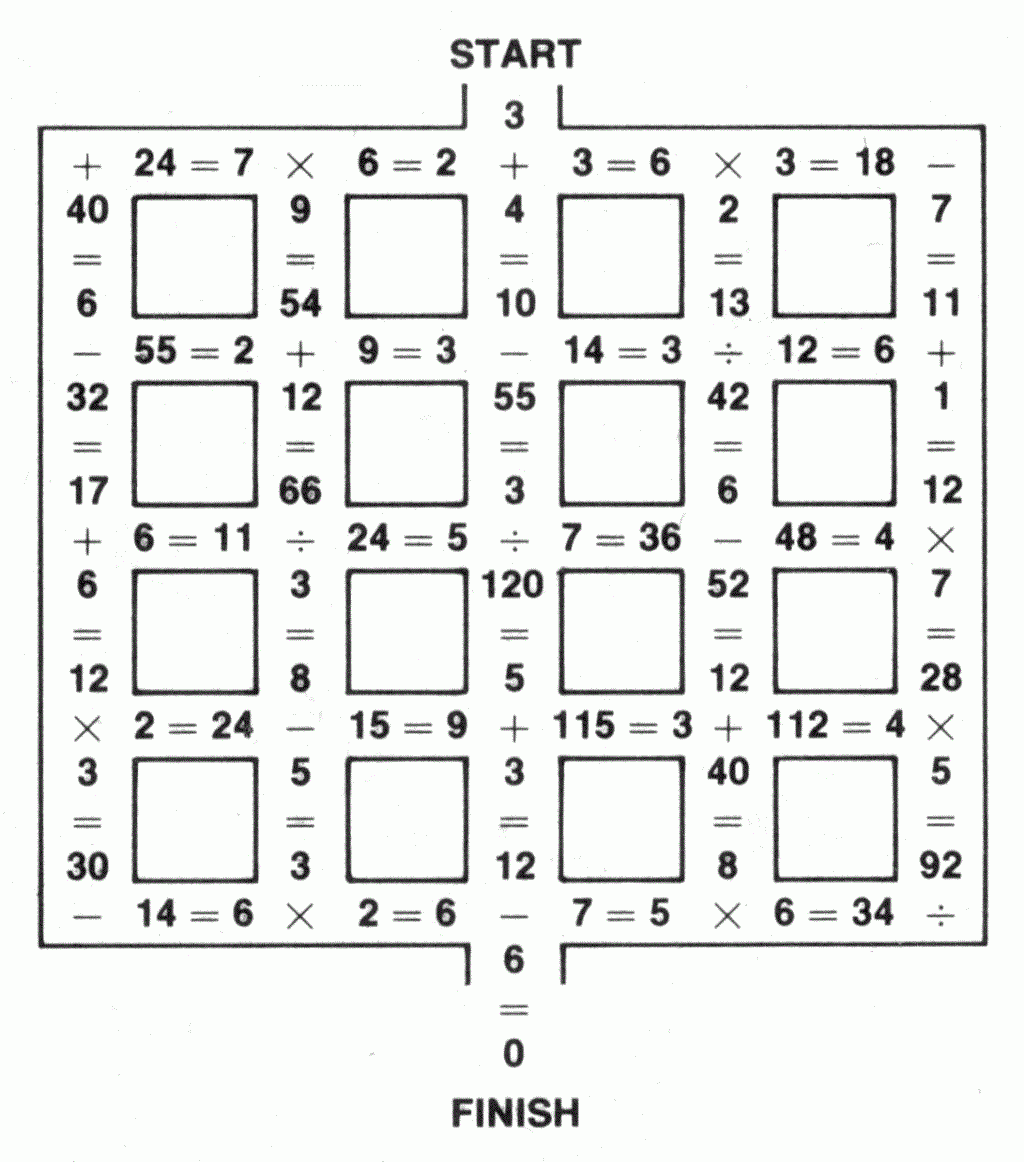 Math Maze Worksheets Library Math Maze Worksheets Library