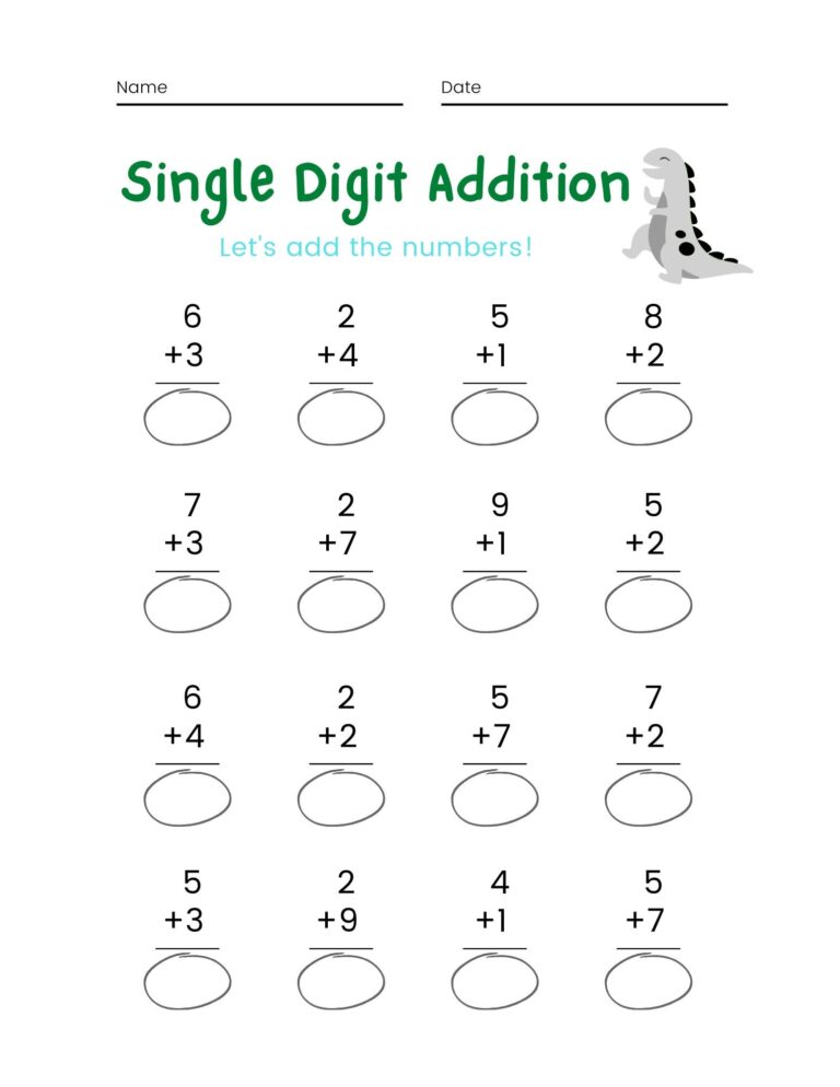 Math Worksheet Kindergarten First Grade Etsy Australia