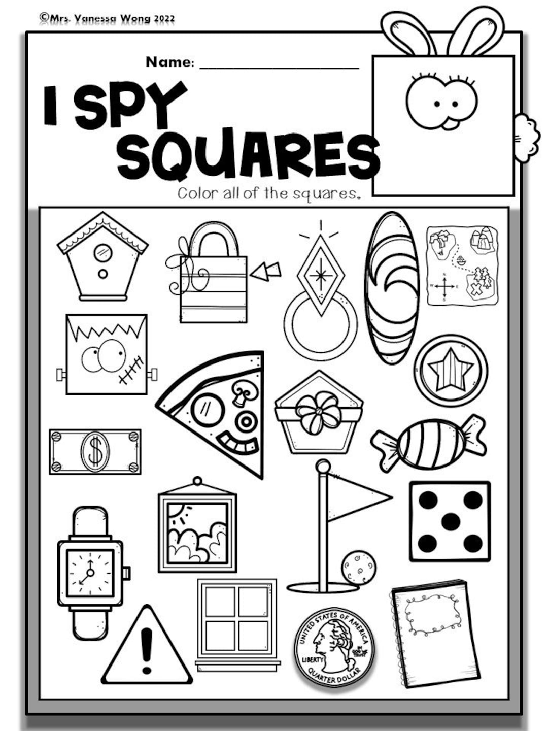 Math Worksheets Shapes Activities And Worksheets Bundle For Kindergarten Homeschooler Shape Worksheets Etsy
