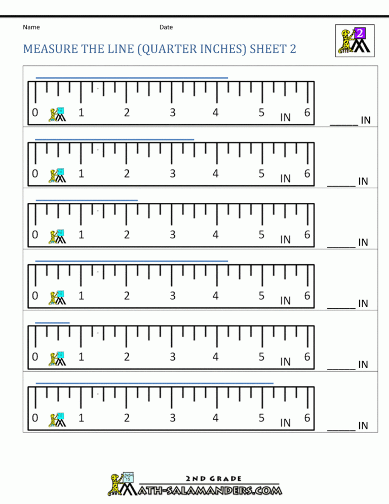 Measurement Math Worksheets Measuring Length Worksheets Library