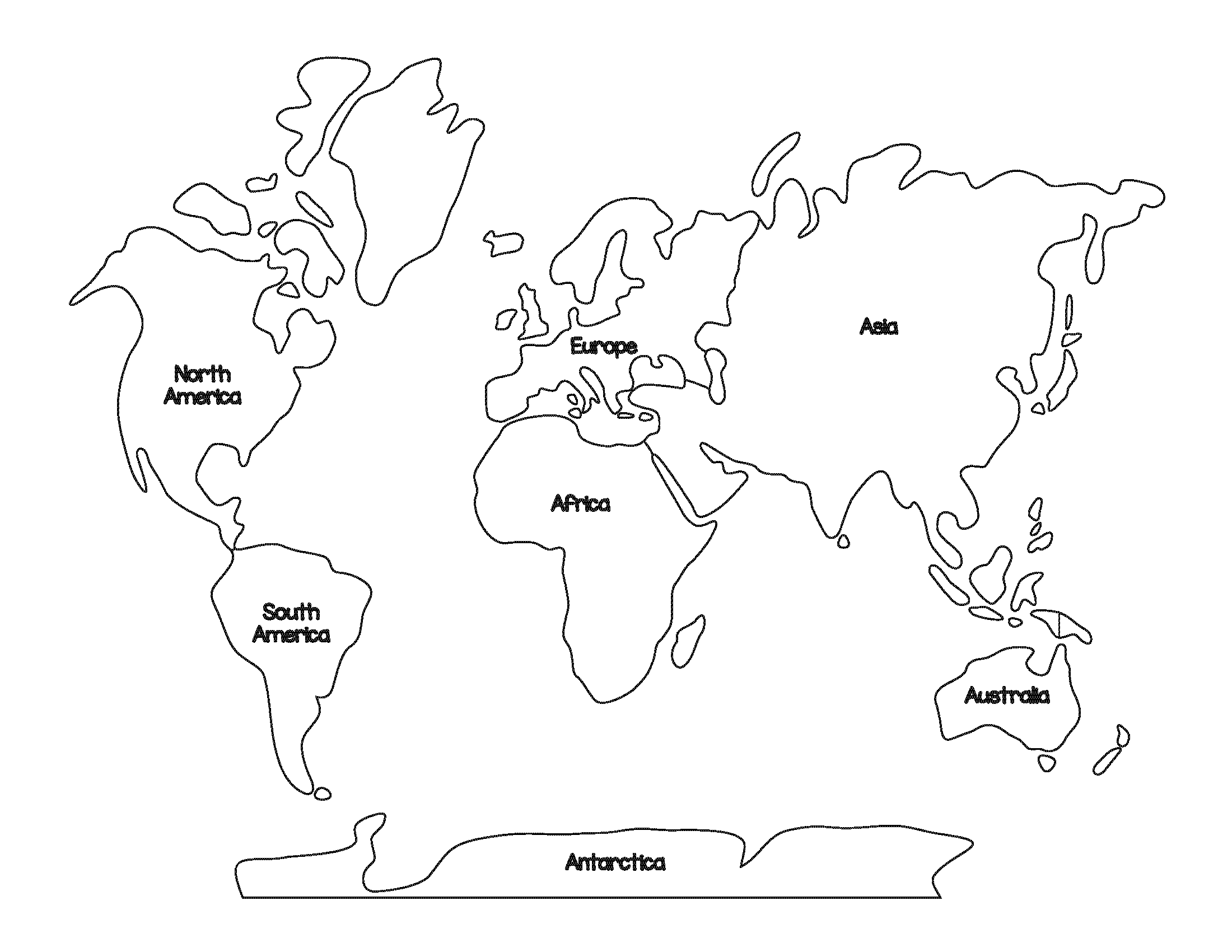 Preschool Continent Printables