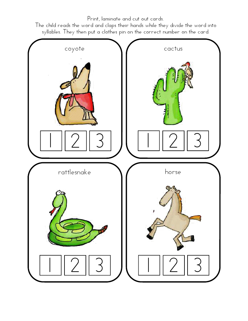 Mrs Home Ec Western Cowboy Preschool Printables