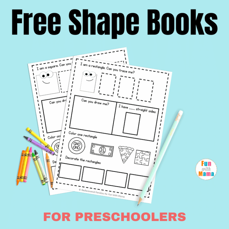 My Printable Book Of Shapes An Activity For Preschoolers Fun