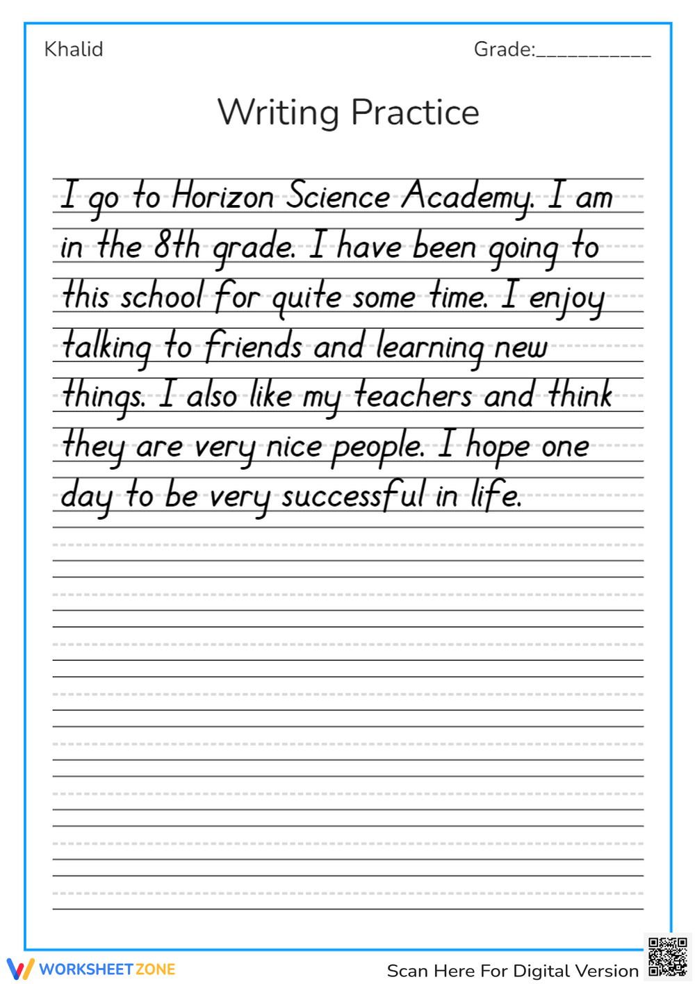 Neat Handwriting Worksheets 2025