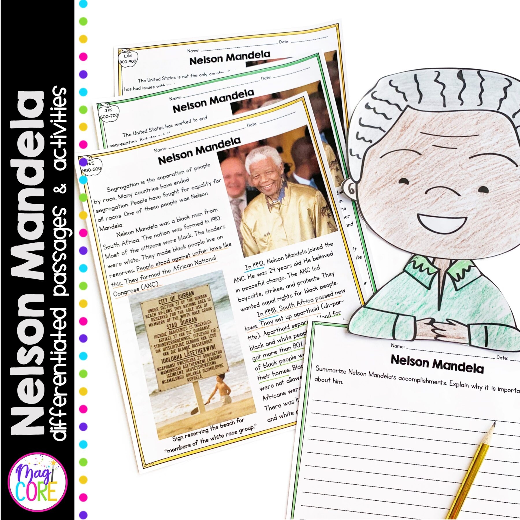 Nelson Mandela Reading Comprehension Worksheet Nelson Mandela Reading Comprehension Worksheet