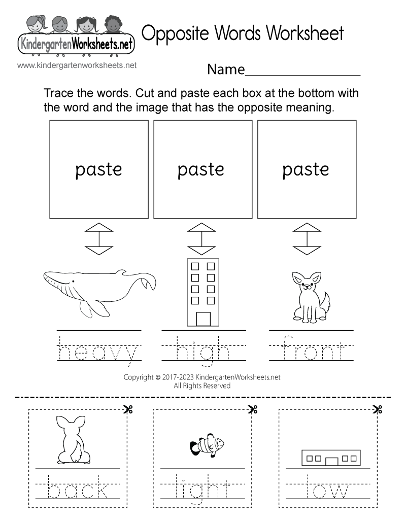 Opposite Words Worksheet Free Printable Digital U0026 PDF Opposite Words Worksheet Free Printable Digital U0026 PDF