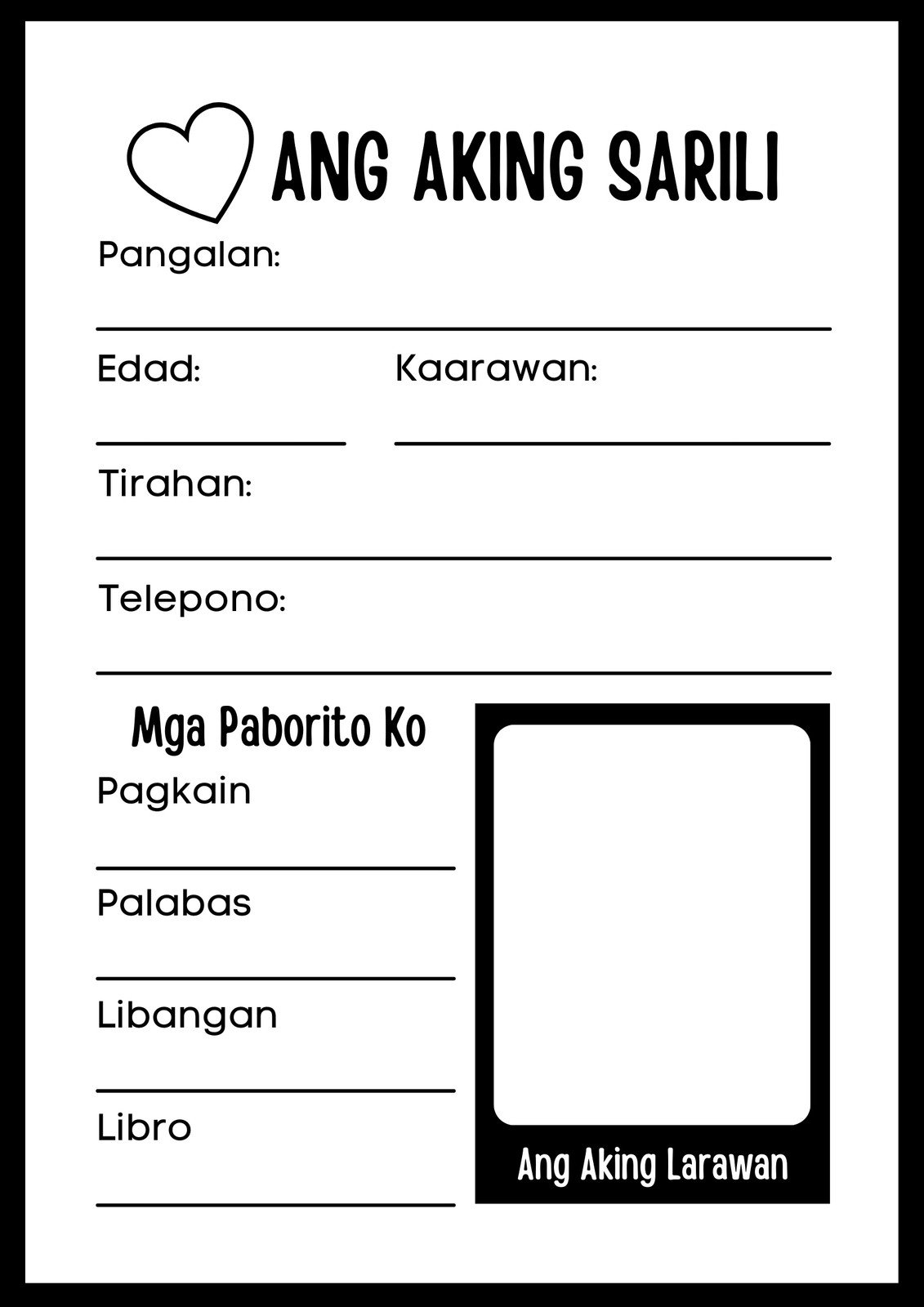 Printable Filipino Worksheets For Kindergarten Pdf Printable Filipino Worksheets For Kindergarten Pdf