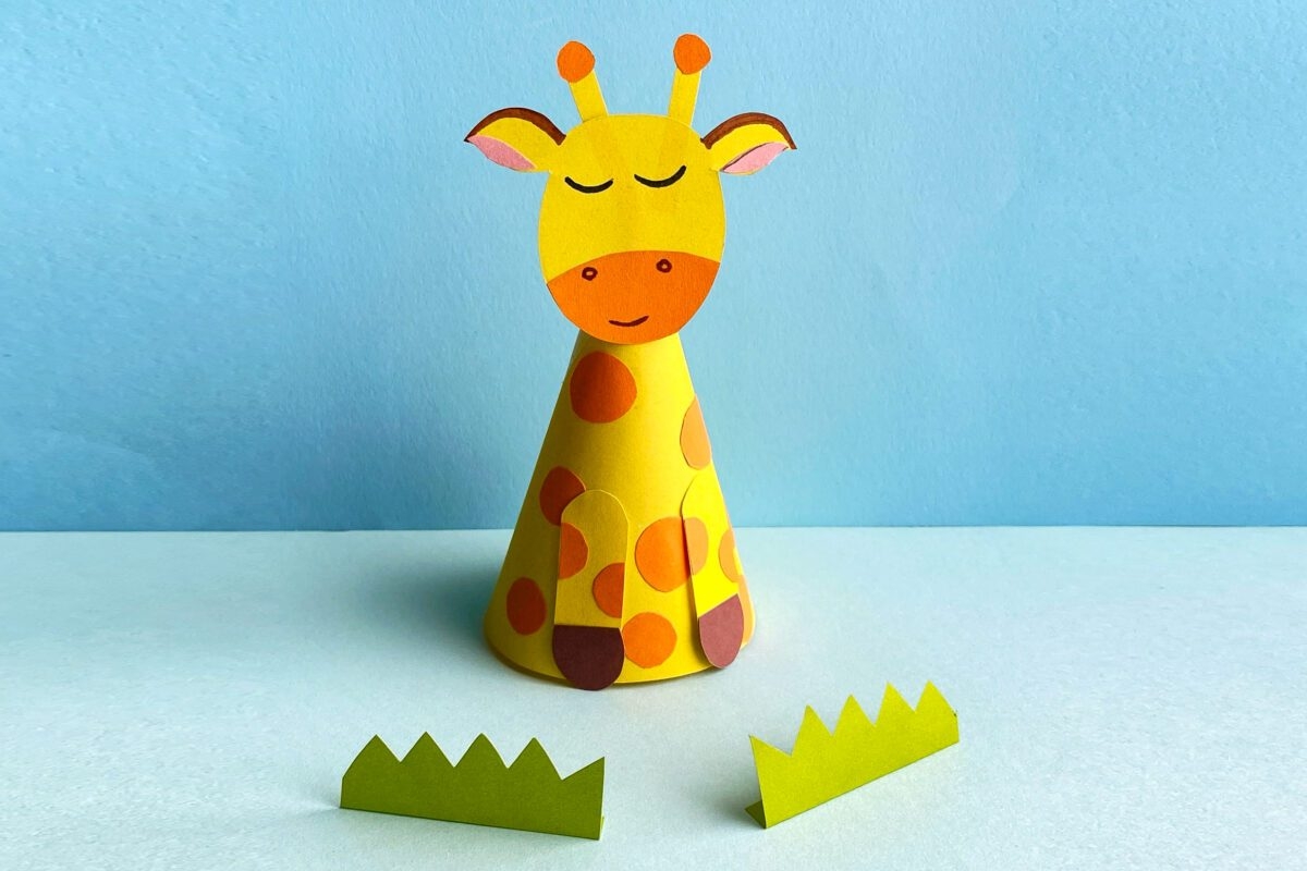 Paper Giraffe Craft For Kids Frugal Mom Eh 