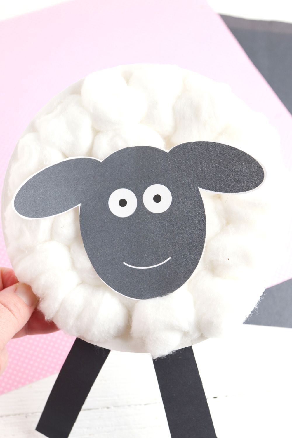 Paper Plate Sheep Craft With Printable Template